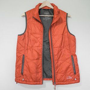 L.L. Bean Dark Cayenne PrimaLoft Packaway Vest